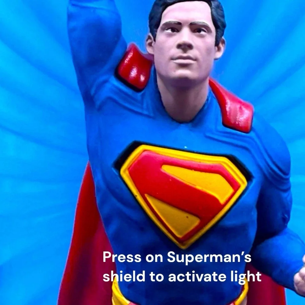 SUPMERAN Movie 2025 - NEW!! Tumbler Cup Light Up Straw DC Comics IN HAND